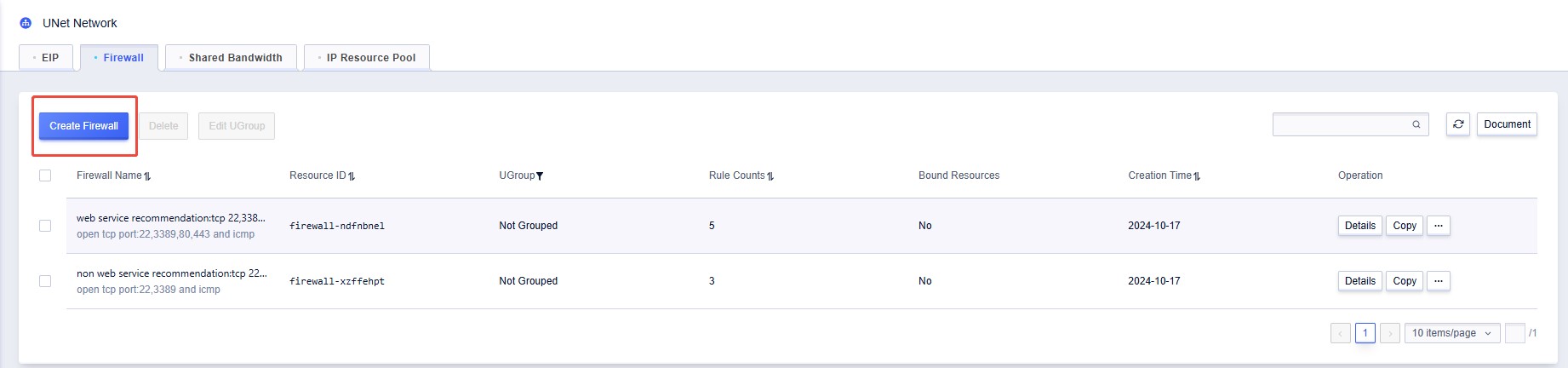 Tutorial for Setting up Firewall rules